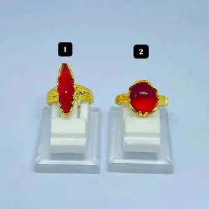 Cincin mata merah lapis import