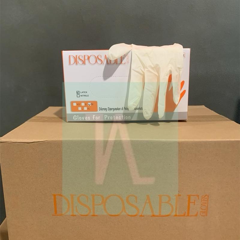 Latex Disposable Gloves / Sarung Tangan Karet - Naya, S
