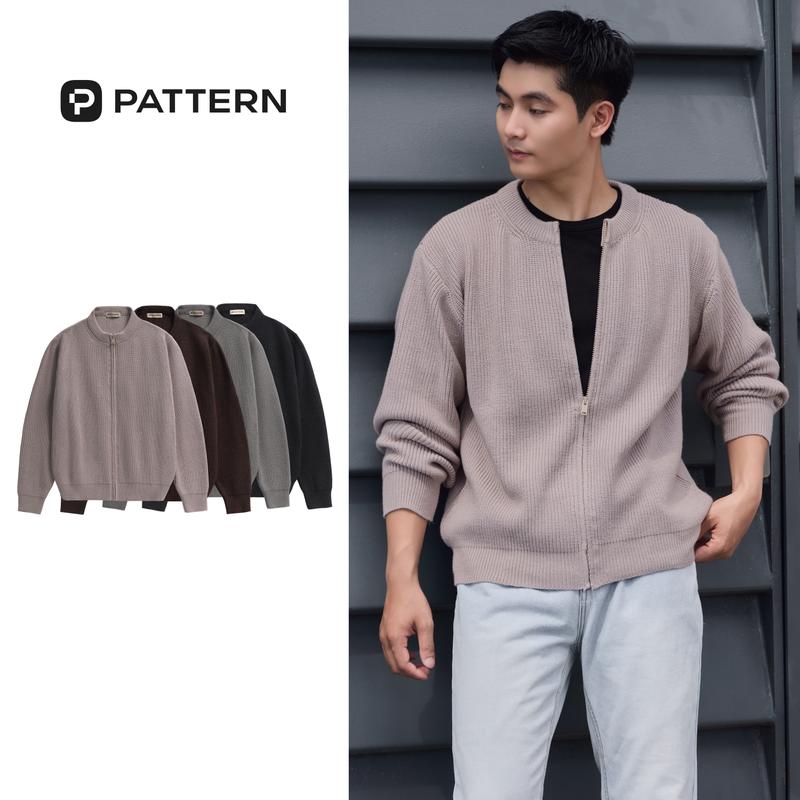 Áo Khoác Len Gân Tăm Premium Pattern PK014