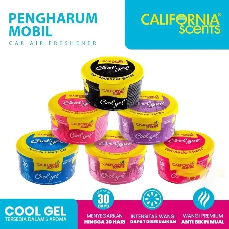 Parfum mobil California scents cool gel/Pewangi mobil California scent Car