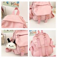 Gambar Tas Ransel Mini Pink Kekinian – Cocok Buat OOTD & Hangout Dewasa Wanita Backpack Sekolah Cewek - Merah Muda dari Polofelix Kota Administrasi Jakarta Timur 4 Tokopedia