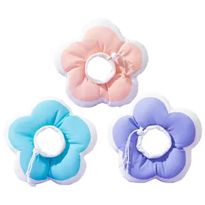 Dog Cones Dog Recovery Collar With Sunflower Shape Dog Cone Collar