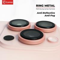 Gambar COPPER For iPhone 14 / 15 / 16 / Pro / Max / Plus - Ring Metal ( Pelindung Lensa Kamera ) Anti-Reflective dan Anti-Fog - iP 14 / 14 Plus, Black dari Copper Samarinda Official Kota Samarinda 3 Tokopedia