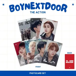 PHOTOCARD BOY NEXT DOOR THE ACTION 2SISI 7 PCS KPOP UNOFFICIAL JAEHYUN SUNGHO TAESAN LEEHAN WOONHAK