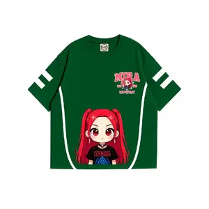 KAOS ANAK PEREMPUAN HK GAMBAR HUNTRIX MIRA SABLON DTF PRINTING