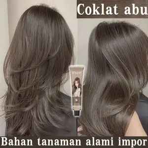 Warna Coklat Hangat Berkarakter, Bergabung dengan Nuansa Abu-abu Elegan untuk Hasil Multidimensi! warna rambut warna rambut Formula Tanpa Amonia warna rambut tanpa bleaching cat rambut coklat pewarna rambut halal Permanen dan Tahan Sampai 8 Minggu