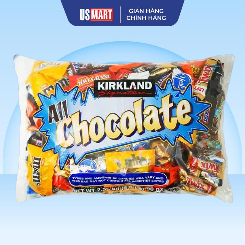 Socola Tổng Hợp Nhiều Loại M&M's + Hershey's + KitKat + Twix + Reese's,... Mỹ 2.55Kg Kẹo Tết Mix