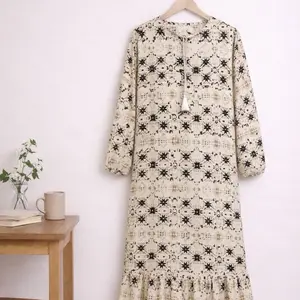 Gamis Serena Edisi Raya Model Kekinian  Rayon Busui