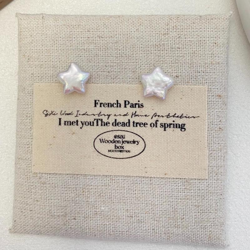 [MÃ BT132] Bông Tai Baroque Ngọc Trai Nước Ngọt Hình Ngôi Sao, IB SHOP CHỌN ĐÔI BẠN THÍCH