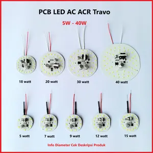 Mesin Lampu LED AC ACR Travo 5 7 9 12 15 18 20 30 40 Watt PCB Led AC Trafo
