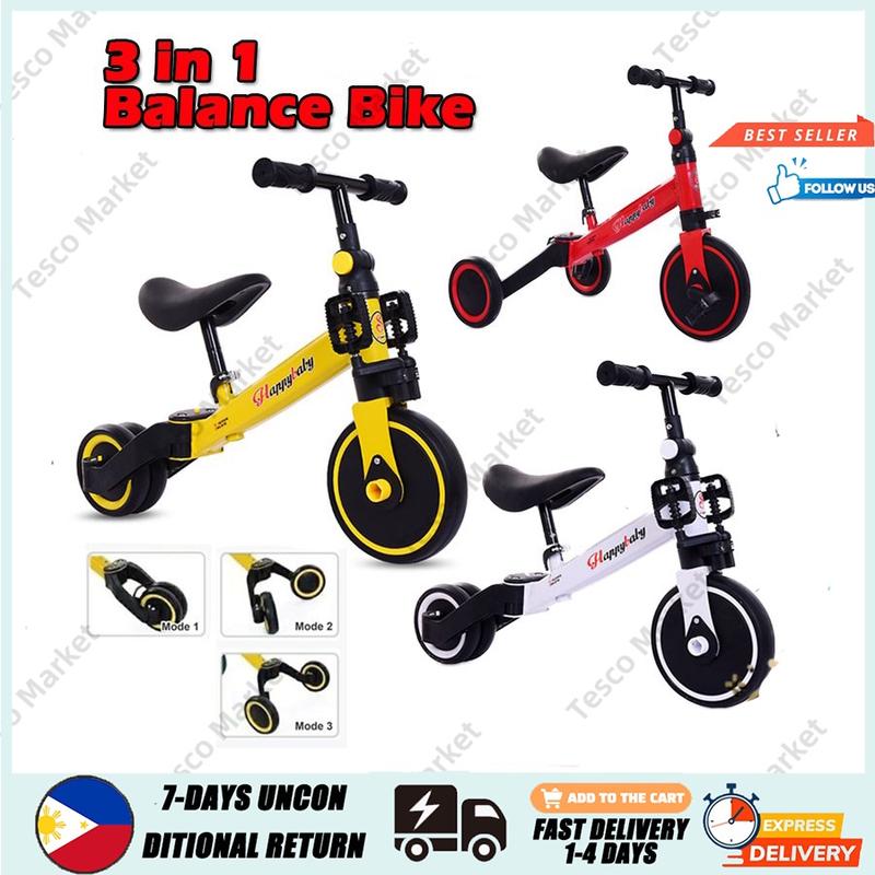 Image showcasing Babytoys Balance Bike For Kids 3 In 1 Foldable Multifunction - TikTok ...