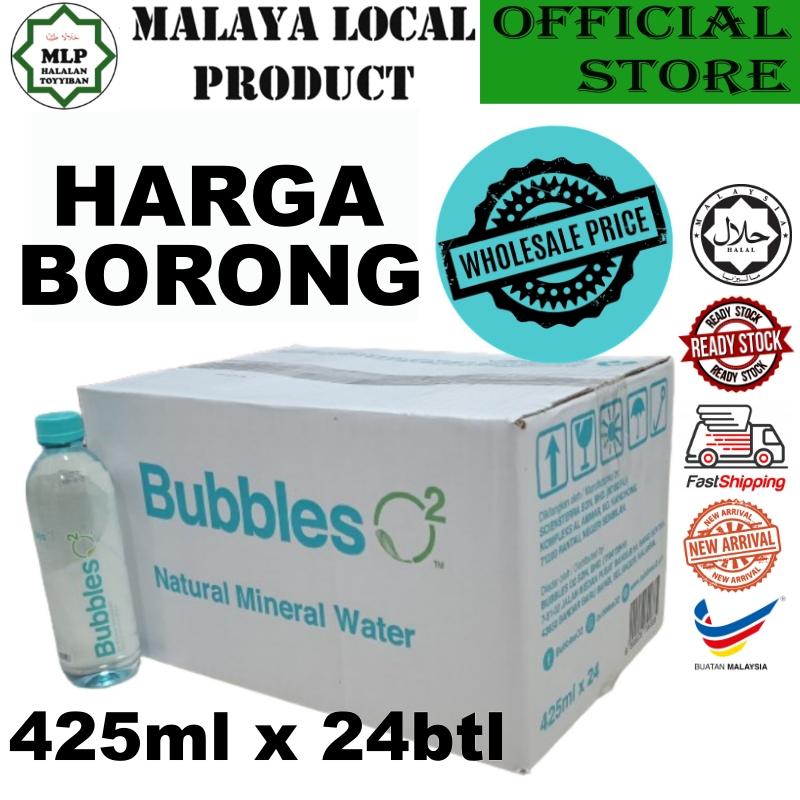 Air Bubble O2 BORONG Bubbles O2 Air Mineral Semulajadi Naturally Oxygenated Mineral ...