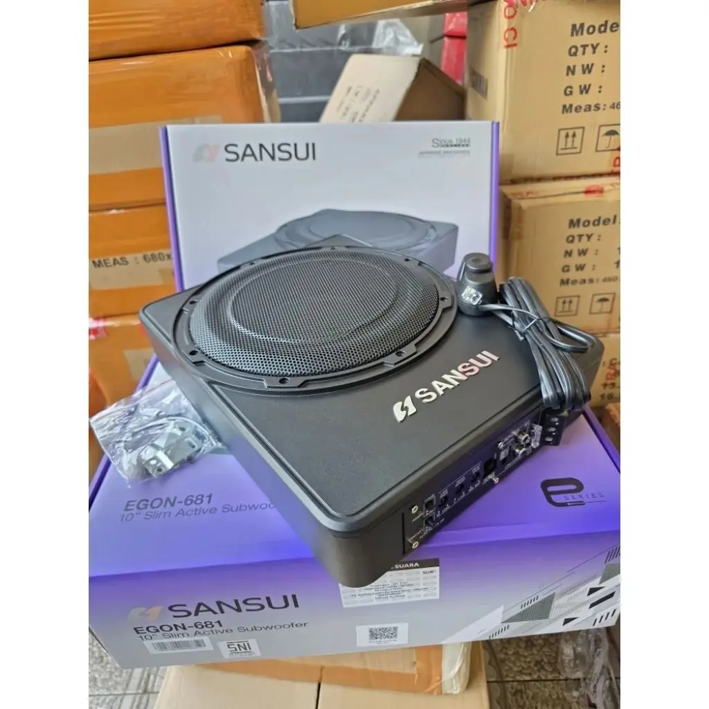 Subwoofer Kolong Sansui 8 inch dan 10 inch / Sub Kolong Mobil / Sansui EGON