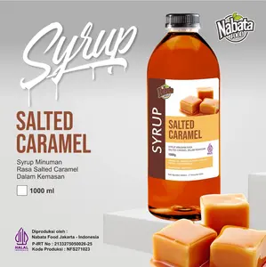 Sirup Salted Caramel Syrup Nabata Food 1 Liter | Sirup Rasa Salted Karamel 1000ml Minuman Cafe