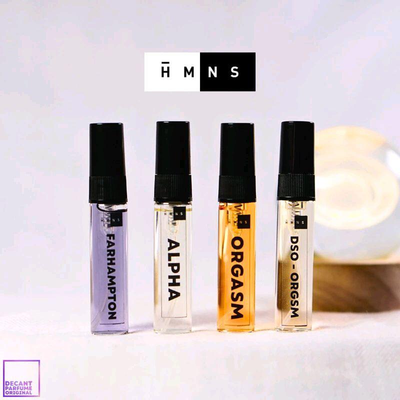 Beli 1 dapat 3 parfume HMNS DECANT TRAVEL SIZE 10 ML { ORGASM, FARHAMPTON, THEPERFECTION, EOS, ALPHA, UNROSED } perfume pria wanita wangi aroma tahan lama Peony Creamy Lavender 0
