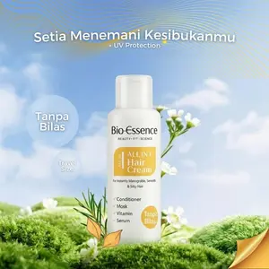 Top Brand Hair Cream Krim Perawatan Rambut Alami Anti Rontok Melembutkan Rambut Kering dengan Minyak Argan & Vitamin E