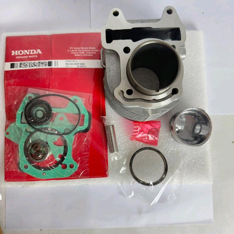 Blok Seher Cylider + Topset (KVY)  Buat Motor Beat Karbu, Spacy Karbu, dan Scoopy Karbu 2
