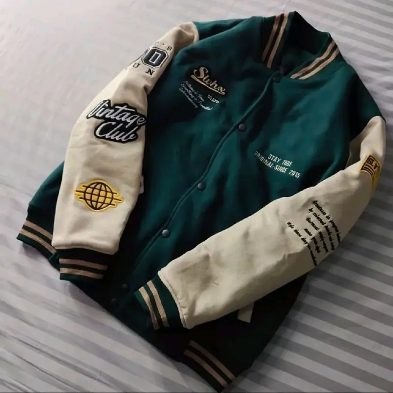 Jaket Varsity Full Bordir / Jaket Varsity Baseball Full Bordir Pria Wanita Anak-anak dan Dewasa 5