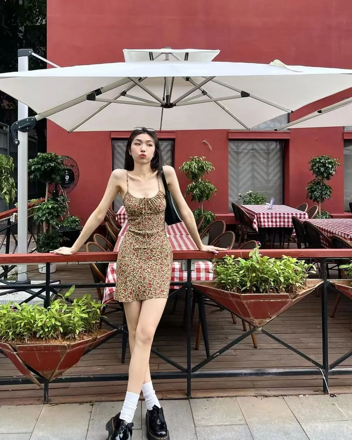Váy Hai Dây Không Tay Hoa, Phong Cách Cổ Điển Hàn Quốc, Thiết Kế Phá Hủy Các Mảnh, Thích Hợp Cho Mùa Hè, Trang Phục Thường Ngày Và Đi Kỳ Nghỉ, Túi Eo Gió, Váy Chữ A Hông
