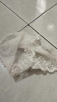 Product Review of Town Shell - Bando Raw Lace Korean Head Band / Bandana Kain / Bando Kekinian / scarf from t**a 1