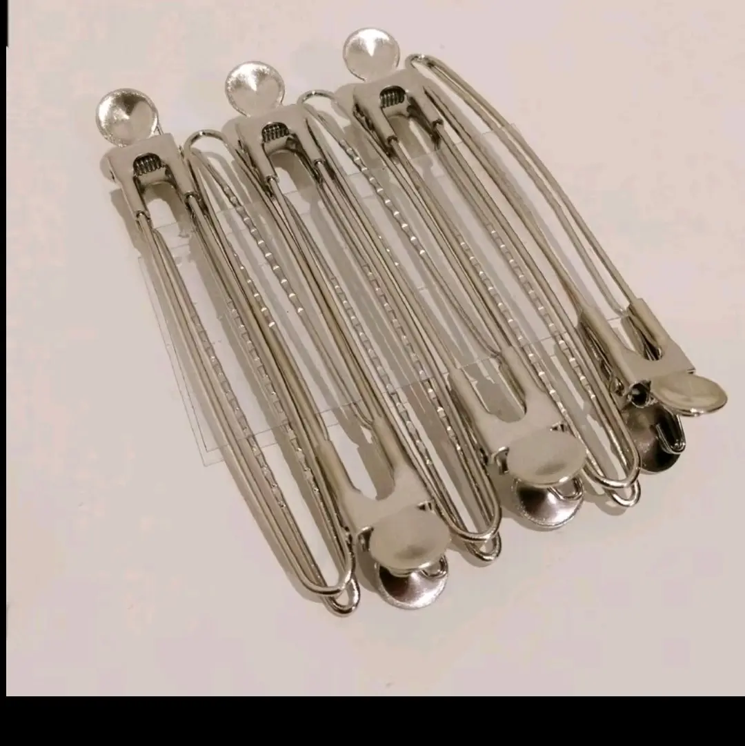 Jepitan Roll Rambut Besar Jumbo Jepitan Bebek Jepitan Rambut Stainless Besi jepit bintang
