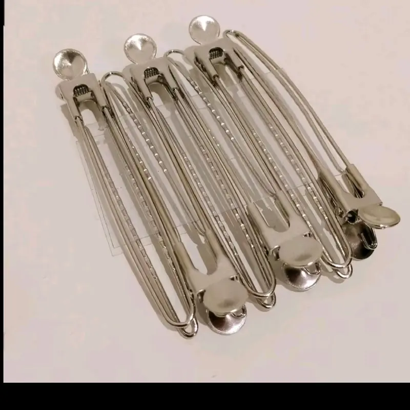 Jepitan Roll Rambut Besar Jumbo Jepitan Bebek Jepitan Rambut Stainless Besi jepit bintang 0