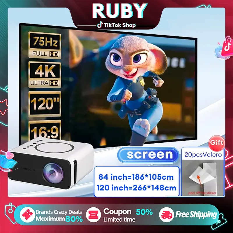 3D Projector Screen HD Metal Anti-light Curtain Projector Screen 3D Wall 4K 84 inch 120 inch