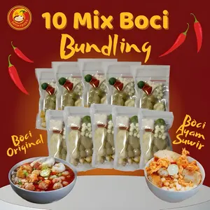 BUNDLING 10 BUNGKUS 5 Ayam suwir 5 Baso aci Original Isi Komplit