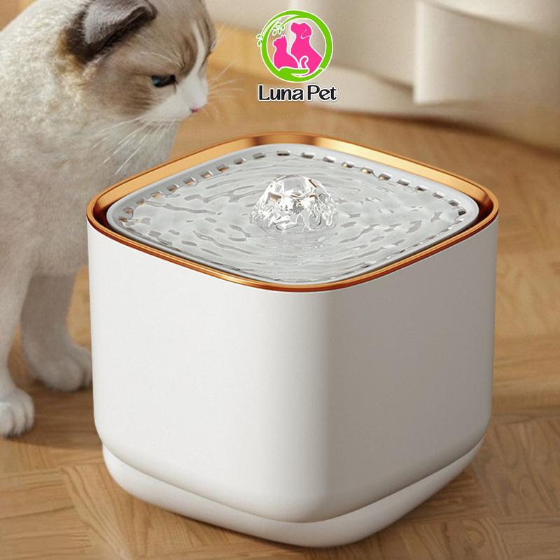 Máy lọc nước uống cho mèo Luna Pet, máy lọc nước thông minh tự động dung tích 3L