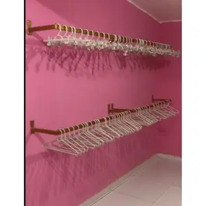 GAWANG BAJU TEMPEL DINDING BESI KOTAK PANJANG 2METER DAN 1 5 METER