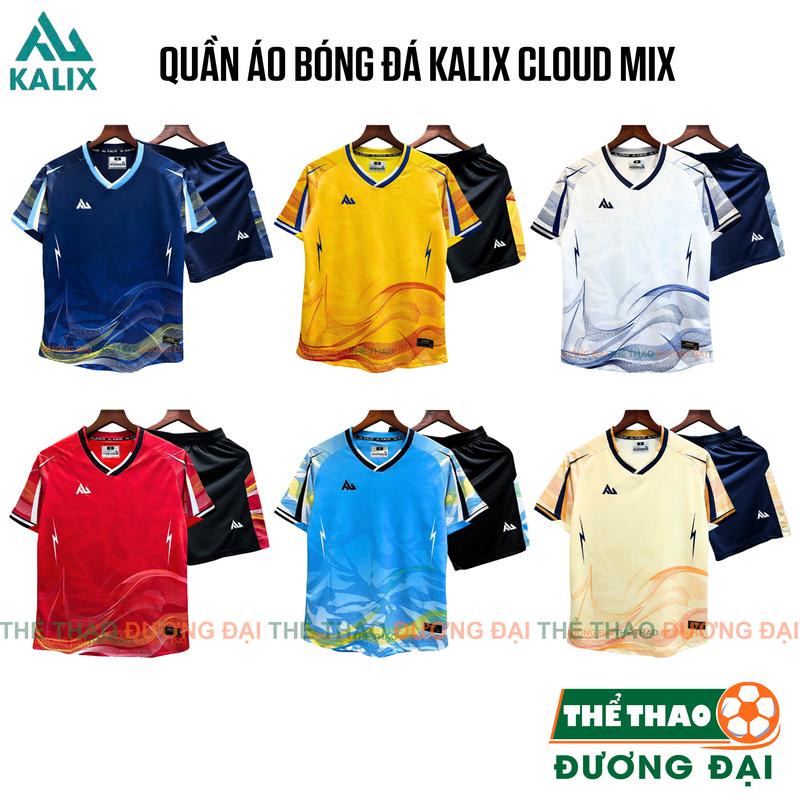BST Quần Áo Bóng Đá Thiết Kế Kalix Cloud Mix Thun Mè Thoáng Khí Thể Thao Đương Đại