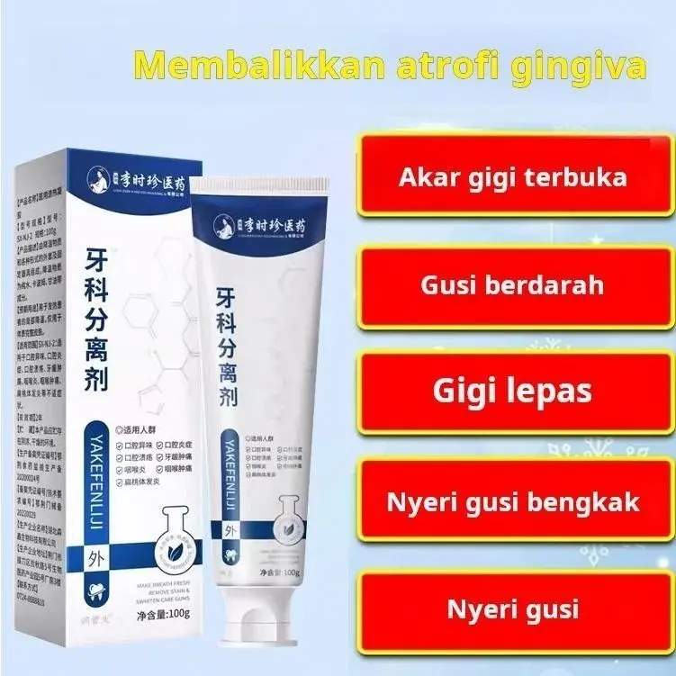 Toothpastes Mencegah Sensitivitas Gigi dengan Separatif Gigi yang Terpercaya Pemisahan pergigian