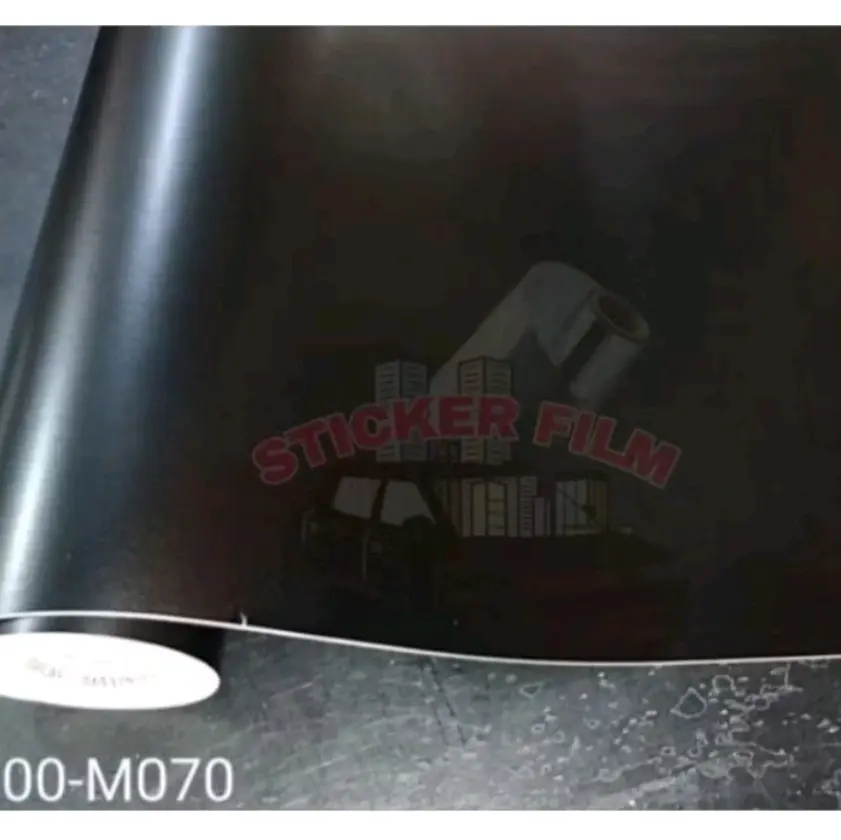 sticker skotlet maxdecal hitam matt doff premium original vinyl lentur tahan air ukuran 45x50cm