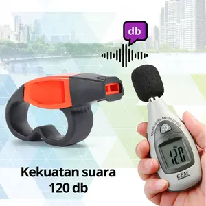 Peluit Taktis Suara Ultra Keras 120 dB Pluit Treble Whistle Wasit Material Kuat Ringkas Tangguh Nyaring Cocok Untuk Petugas Keamanan & Outdoor - Alat 007-13