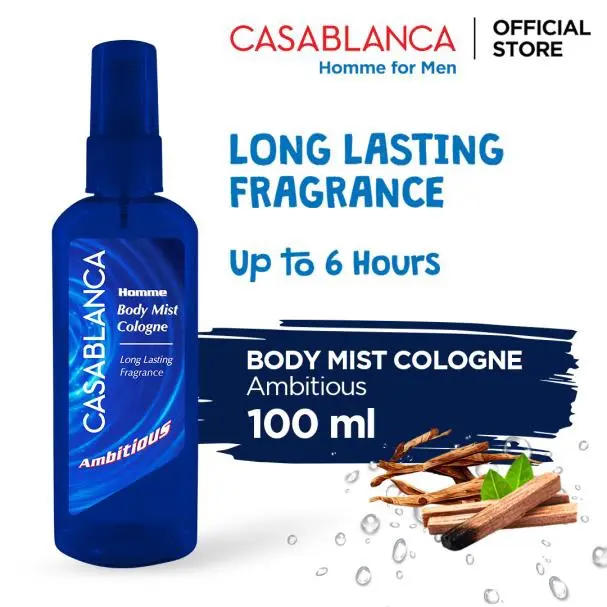 Casablanca HOMME Body Mist Cologne 100ml Perfume Tubuh Wangi ALL VARIAN 1