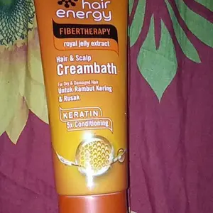 Makarizo Hair Energy Fibertherapy Hair & Scalp Creambath 5X Conditioning Royal Jelly Extract 100 mL