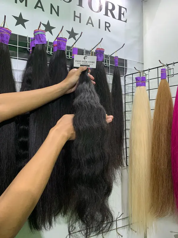 *60 CM - NATURAL HITAM - Hair Extensions 1