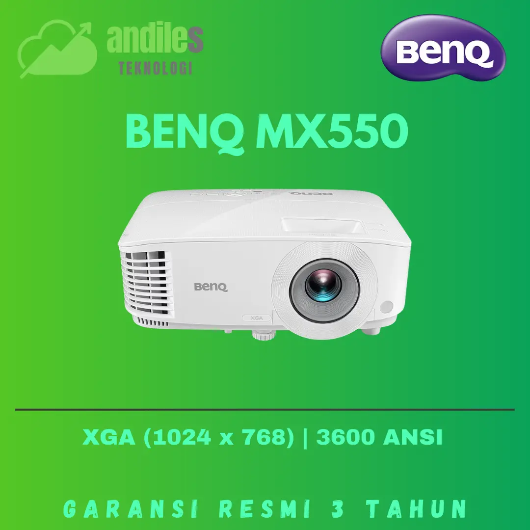 Proyektor BENQ MX550 BENQ XGA - Projector Benq - Proyektor Benq MX550 3600 ANSI - Garansi Resmi