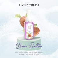 Gambar LIVING TOUCH ANTIBACTERIAL FOAMING HAND WASH 225ML SHEA BUTTER Sabun Cuci Tangan Aloe Extract Creamy Foam Soap - SHEA BUTTER dari White Garden ID Kota Administrasi Jakarta Barat 2 Tokopedia