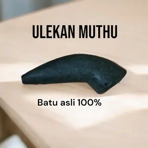 Ulekan muthu untuk cobek terbuat dari batu asli