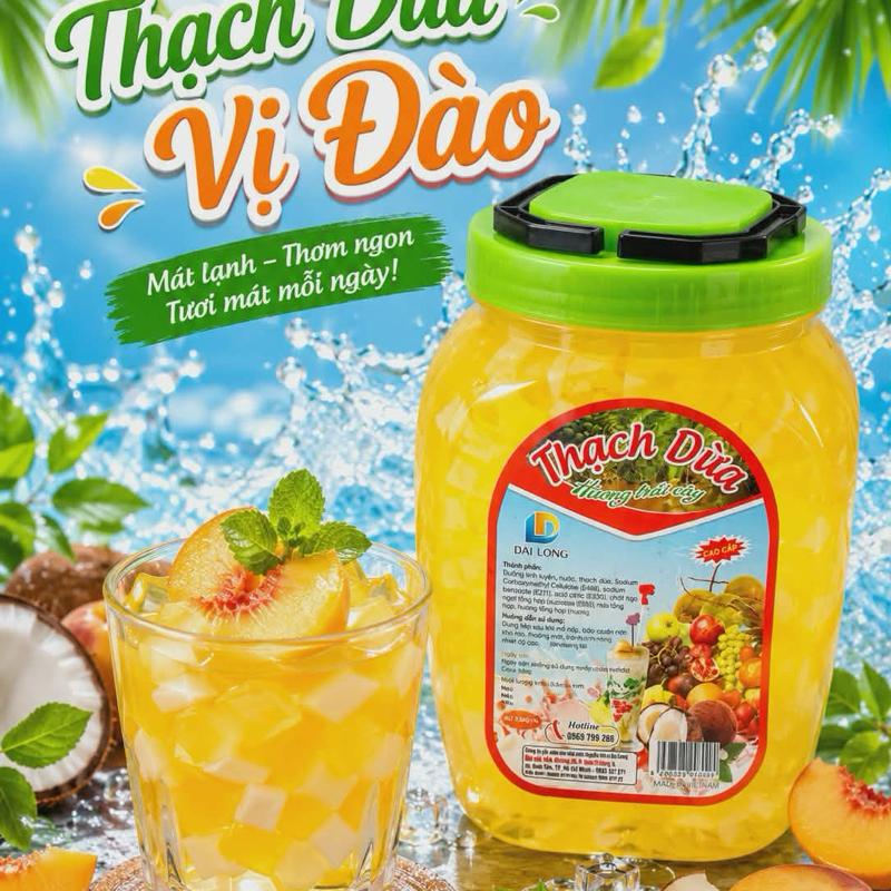 Thạch Dừa Mát Lành Thơm Ngon Tươi Mát Mỗi Ngày Sản Phẩm Chất Lượng Cao