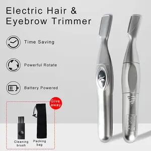 COD GUJHUI Alat Cukur Alis Elektrik Eyebrow Trimmer Hair Removal - RF-818 Terlaris