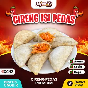 10 Pcs CIRENG Isi Ayam Pedas Premium Ayam Suwir / Sosis / Keju by Jajan.ye