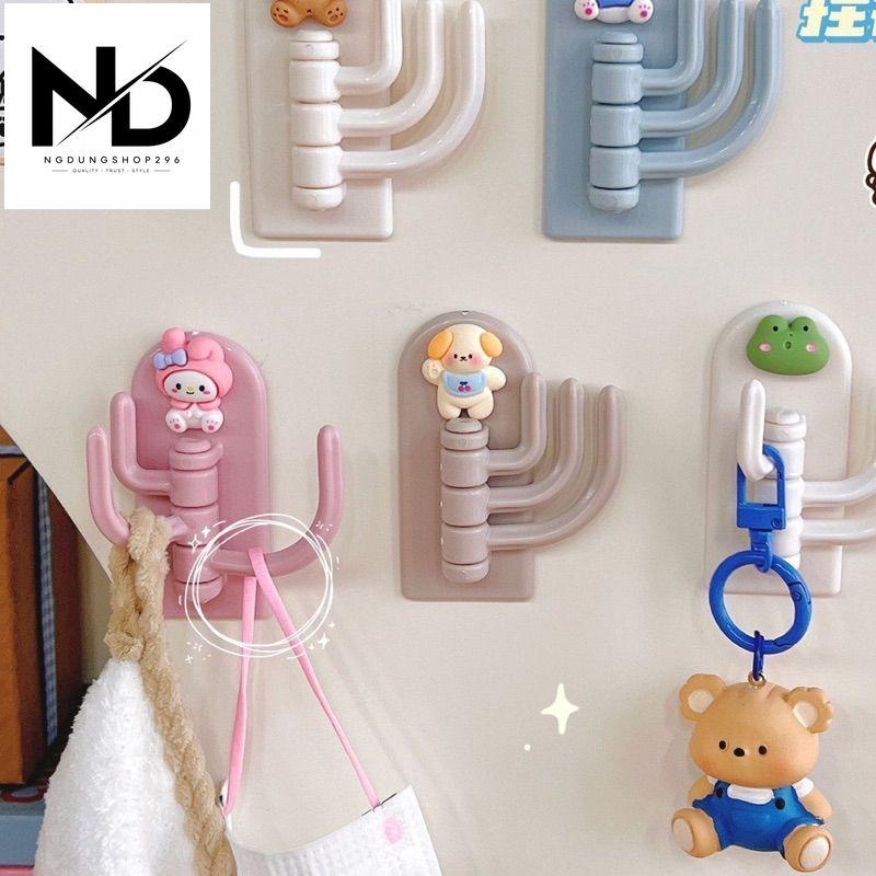 combo 3 Móc Treo Đồ Hoạt Hình Ba Móc Dán Tường Dễ Thương 🌸free ship🌸