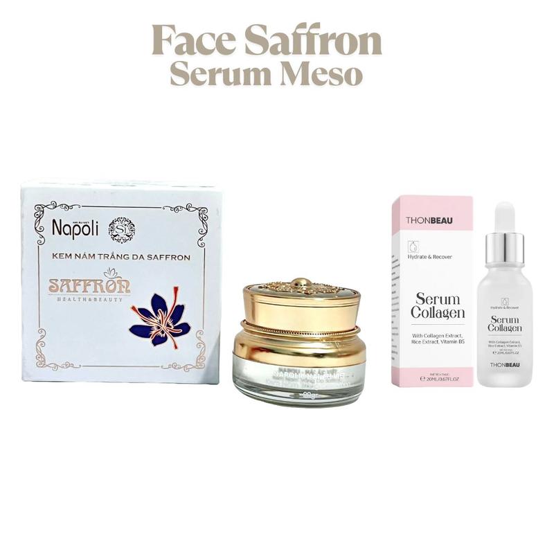  Bộ Kem Face Saffron với Serum Collagen - Làm Đẹp Da 