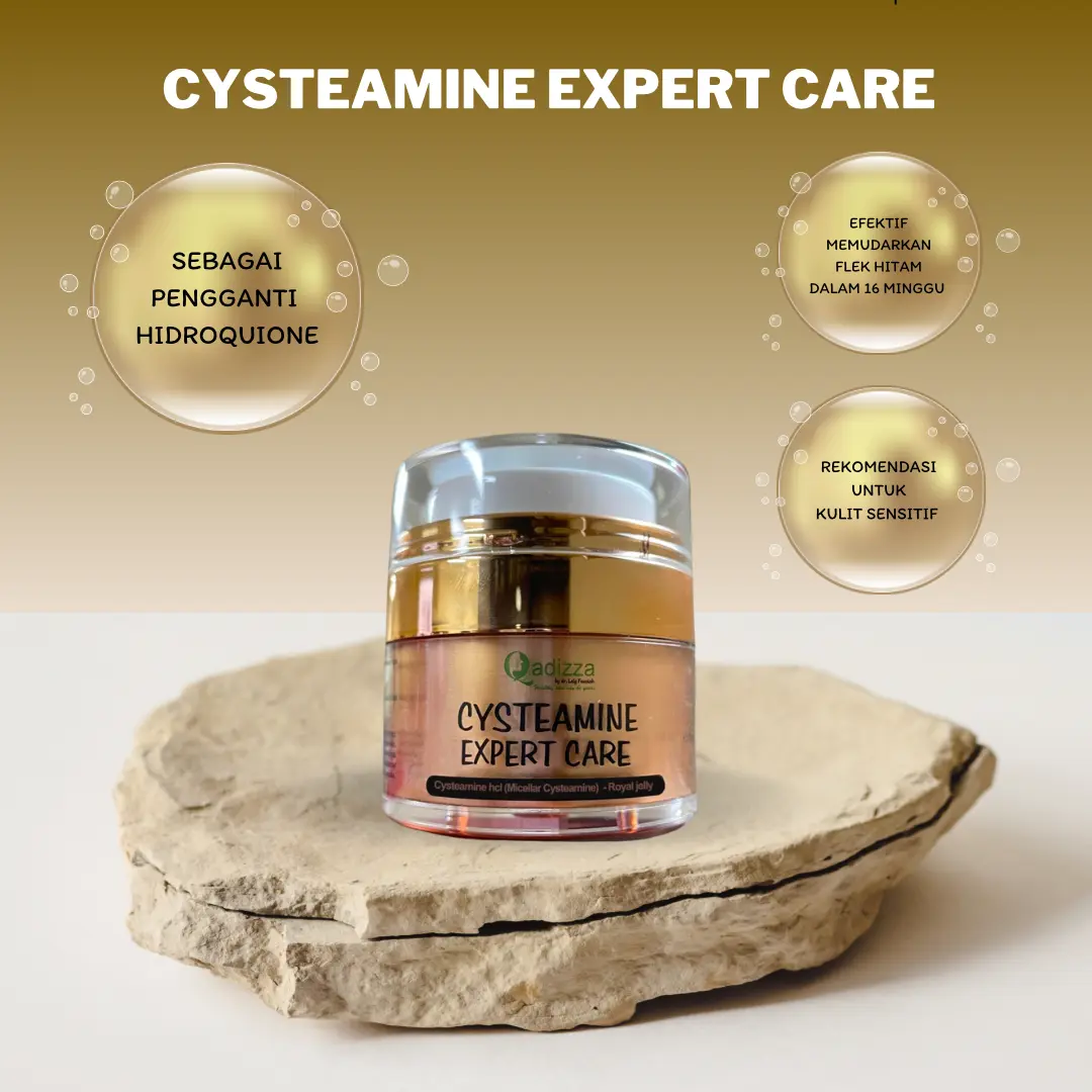 QADIZZA CYSTEAMINE EXPERT GOLD Micellar Cysteamine 5% + Tranexamoyl Dipeptide + Soothing Peptide