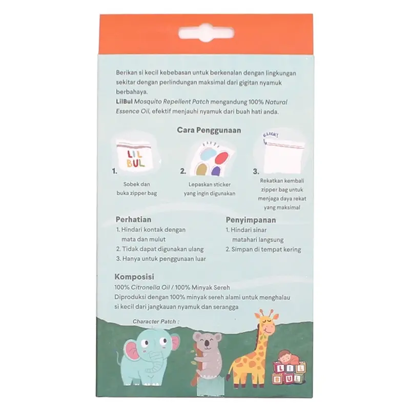 LILBUL BABY MOSQUITO REPELLENT PATCH - STIKER ANTI NYAMUK ISI 30 PATCH 2