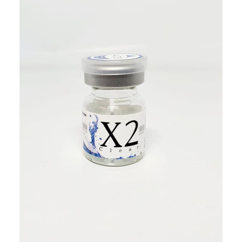 (Free Case) X2 Yearly Clear Softlens Minus / Softlens X2 Clear Tahunan / Bisa Beda Minus 4