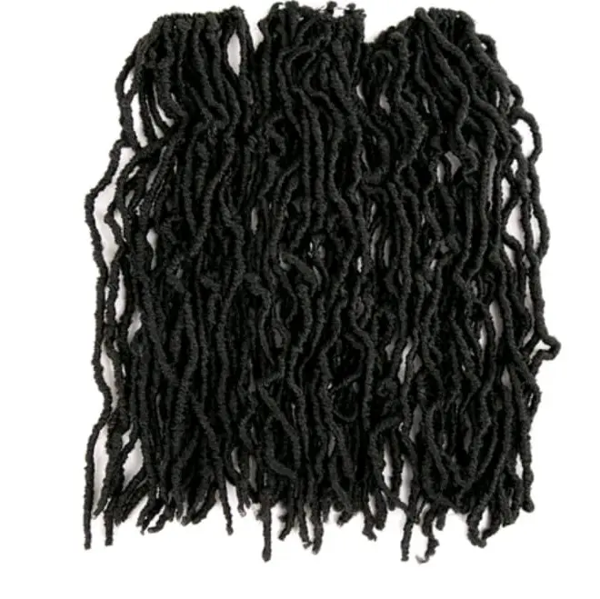 Rambut Sambung Spesial Braid ISI 12 HELAI Rambut Gimbal Model Terbaru Rambut Sambung Gimbal Hair Extension Gimbal Rambut Sulam Rambut Anyam Various Hair Accessories Black 2