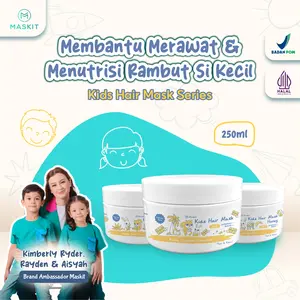 Kids Hair Mask Treatment | Masker Rambut Anak | Creambath Rambut Anak Natural Maskit Anak